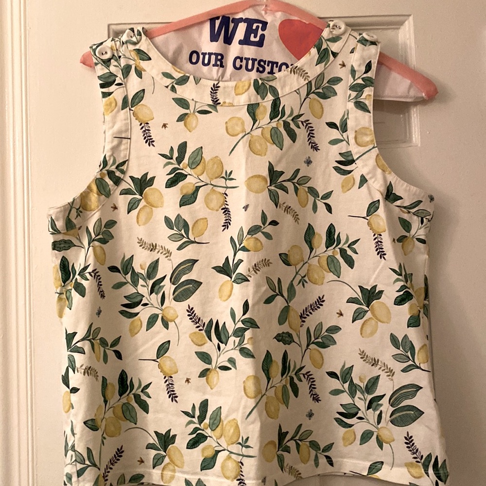 Hobbs London Jaci Lemon Print top